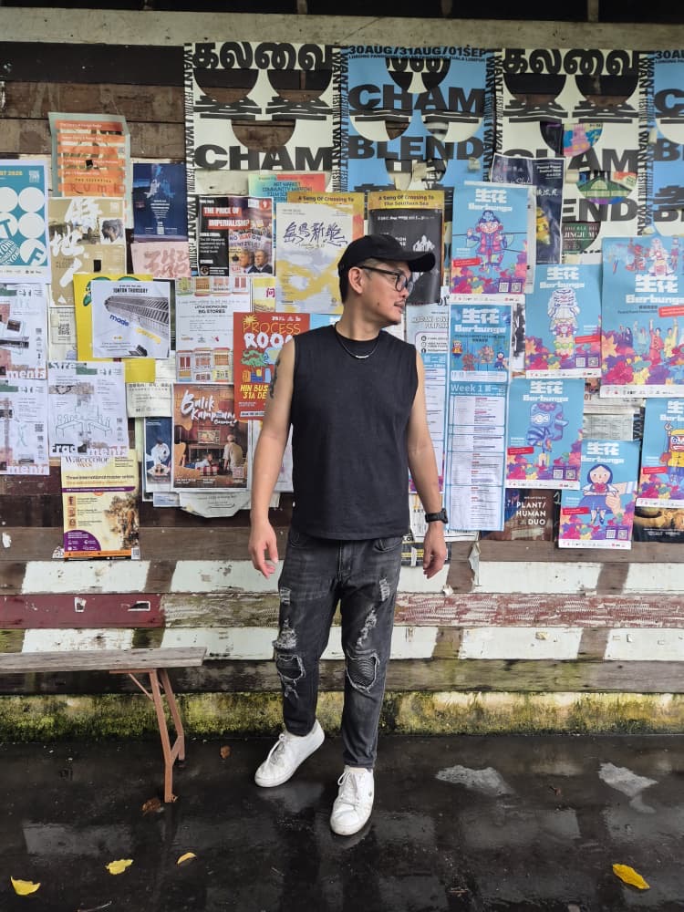 Adrian Choong in a candid outdoor moment